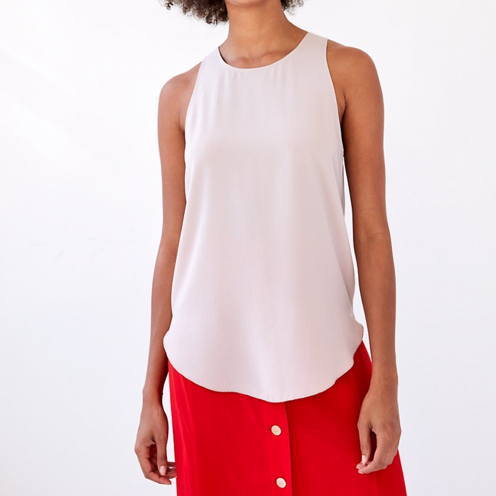 Aritzia Wilfred pink sevres blouse size small